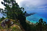 Hiking trekking trek trail walk mountain summit peak mount Duff Auorotini Rikitea Mangareva Gambier French Polynesia